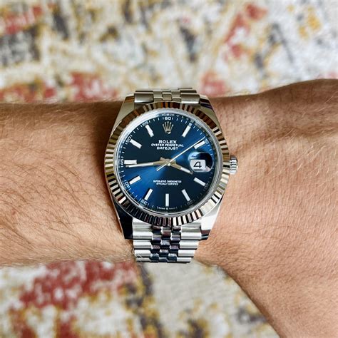 rolex oyster perpetual datejust blue 2022|rolex datejust 41 reference numbers.